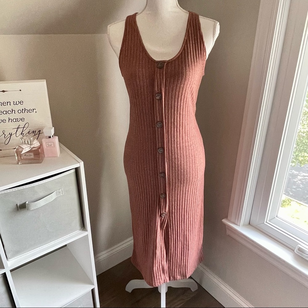 Size S Rust Colored Casual Dress